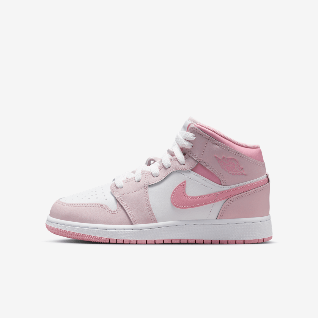 Pearl Pink/White/Medium Soft Pink