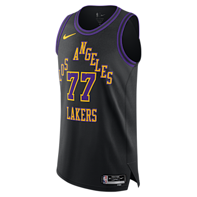 Los Angeles Lakers City Edition Men's Nike Dri-FIT ADV NBA Authentic Jersey - Black