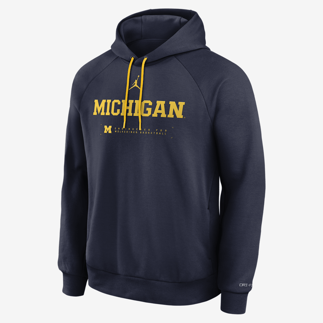 Michigan Courtside Basketball Practice